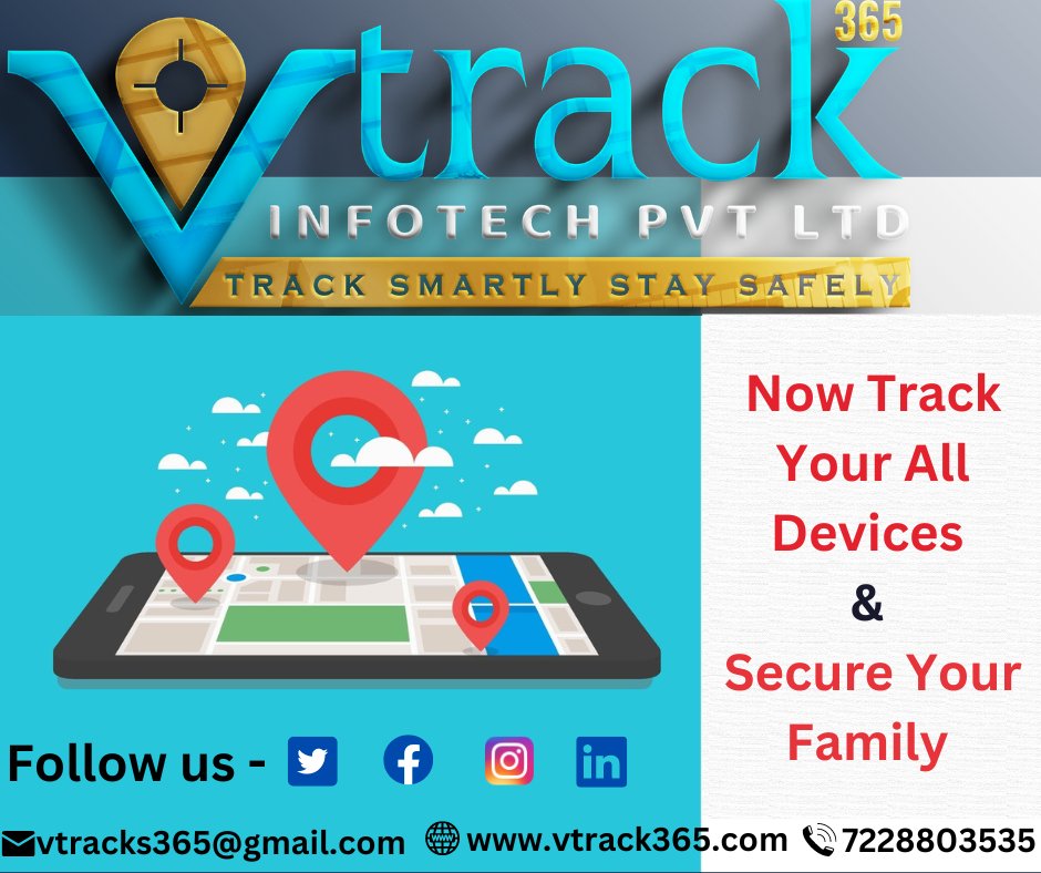 Vtrack_infotech's tweet photo. Track Smartly Stay Safely .
#vtrack365 https://t.co/6pQVbuRbAb