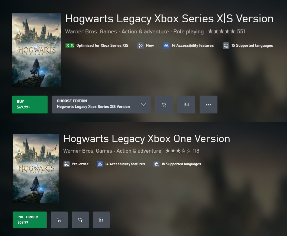 Buy Hogwarts Legacy Xbox Series X, S Version