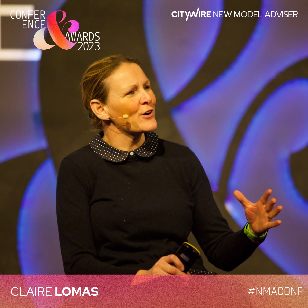 NewModelAdviser's tweet photo. .@claire80lomas opens day 2 of #NMAConf.
Paralysed from the chest down in 2007, she talks us through the strength, determination and courage needed to rebuild her life.
She is constantly pushing boundaries and encourages us to take every opportunity we can. https://t.co/T5jTO6dNyl
