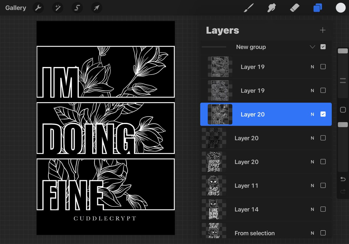JiggyJigglez's tweet image. Made some New Designs over this past week :P 

I have my other works over at @CuddleCrypt 
#Cuddlecrypt #CryptCrew

If you wanna see the finished T shirt. etsy.me/3lg0eq0  

Also will have some Cool news for you guys very soon!
