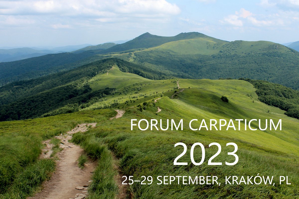 S4C_Carpathians's tweet photo. 7th #FORUMCARPATICUM will be held
25–29 September 2023 in Kraków, Poland. Please save the date. Further info will follow soon https://t.co/ORc7RA5DIL