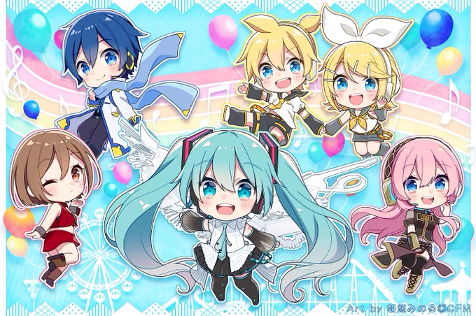 【お知らせ】改めましてこの度「初音ミクかけるよみうりランド2023」のサブビジュアルを描かせていただきました!楽しいコラボ盛り沢山のイベントです!ぜひ遊びに来てください～!詳しくはこちら▼初音ミク #よみうりランド #miku16th 