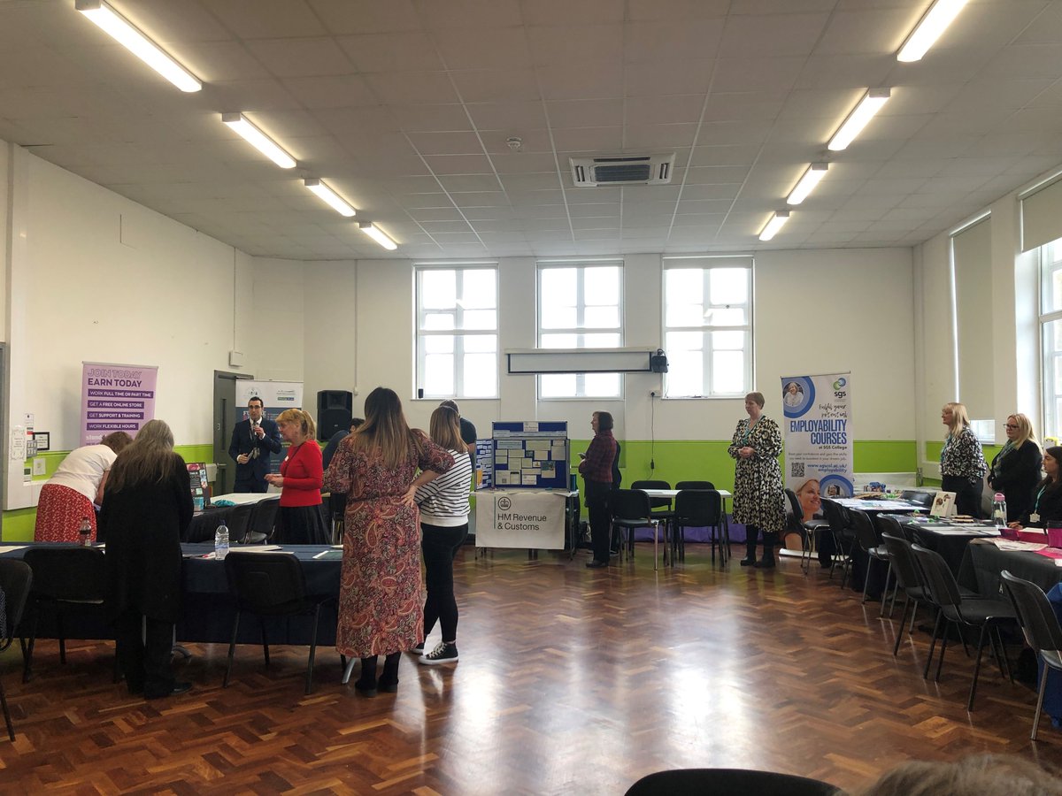JodieWilsonUk's tweet photo. Employers are just setting up at the Park Centre in #Kingswood for a morning of Job Seeking, Networking and exploring futures #InWorkProgression #BristolJobs @KateCurtisDWP @PreetaRamachan2 #TeamASG https://t.co/d8ngDwTQ0D