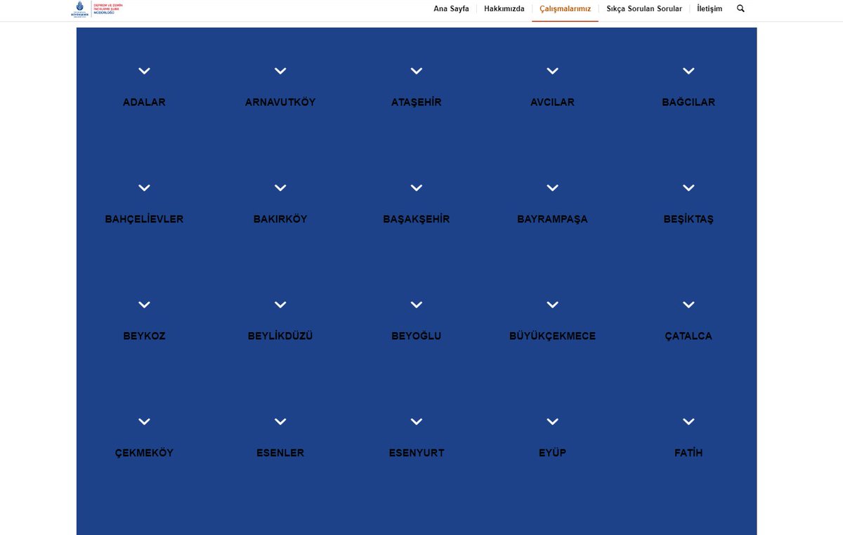 Olası İstanbul depremi için <a href="/istanbulbld/">İstanbul Büyükşehir Belediyesi</a> her ilçe için  Olası Deprem Kayıp Tahmini Kitapçıkları yayınladı.

İstanbul'da yaşayan herkes bu kitapçıkları inceleyerek evlerin bulunduğu yakın çevrenin taşıdığı riskleri görebilir.

depremzemin.ibb.istanbul/guncelcalismal…

8luvomezzzsk.merlincdn.net/wp-content/upl…