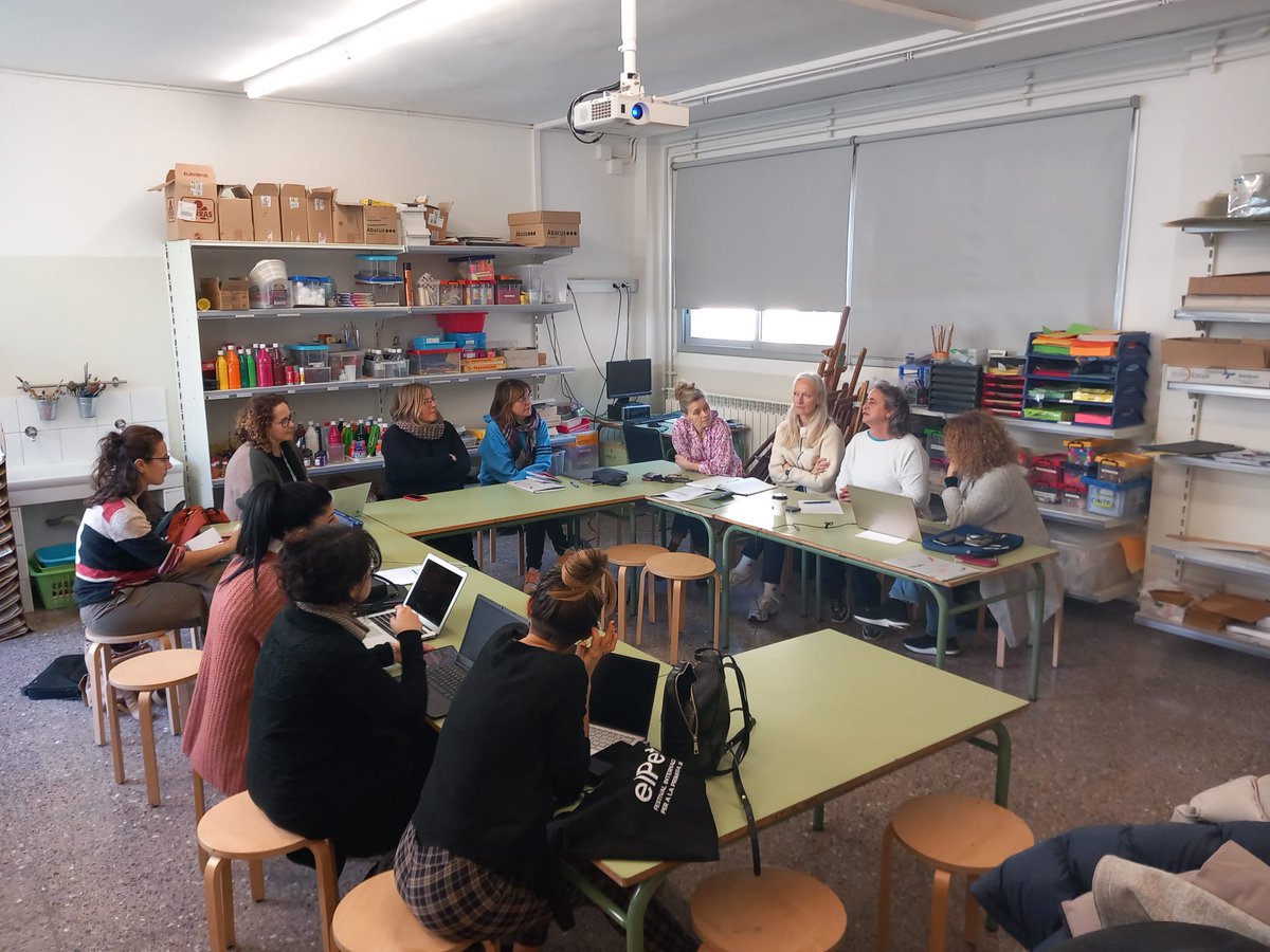 CRiEDO - UAB (@grupoedo) on Twitter photo We continue with <a href="/interstice_eu/">interstice_E+</a>  meeting at <a href="/EscolaSagarra/">Escola Sagarra</a>. Ultimating details for the methodological guide and thinking about how to share our experiences #creativity #cocreation #arteducation
<a href="/lasalasabadell/">laSala</a> <a href="/MOdE_Unibo/">MOdE</a> <a href="/BathSpaUni/">Bath Spa University</a> <a href="/PenAHay/">Dr Penny Hay 🇪🇺🕊💚🌳🐝🦋🌹🌈</a> <a href="/UniStavanger/">Universitetet i Stavanger</a> <a href="/EducacioUAB/">Facultat de Ciències de l'Educació UAB</a> <a href="/silblagel/">Sílvia Blanch</a> We continue with <a href="/interstice_eu/">interstice_E+</a>  meeting at <a href="/EscolaSagarra/">Escola Sagarra</a>. Ultimating details for the methodological guide and thinking about how to share our experiences #creativity #cocreation #arteducation
<a href="/lasalasabadell/">laSala</a> <a href="/MOdE_Unibo/">MOdE</a> <a href="/BathSpaUni/">Bath Spa University</a> <a href="/PenAHay/">Dr Penny Hay 🇪🇺🕊💚🌳🐝🦋🌹🌈</a> <a href="/UniStavanger/">Universitetet i Stavanger</a> <a href="/EducacioUAB/">Facultat de Ciències de l'Educació UAB</a> <a href="/silblagel/">Sílvia Blanch</a>