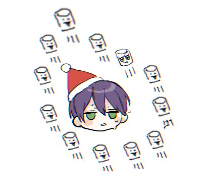 これは剣持描いたらましゅまろで囲まれた絵 #金剛力也像 