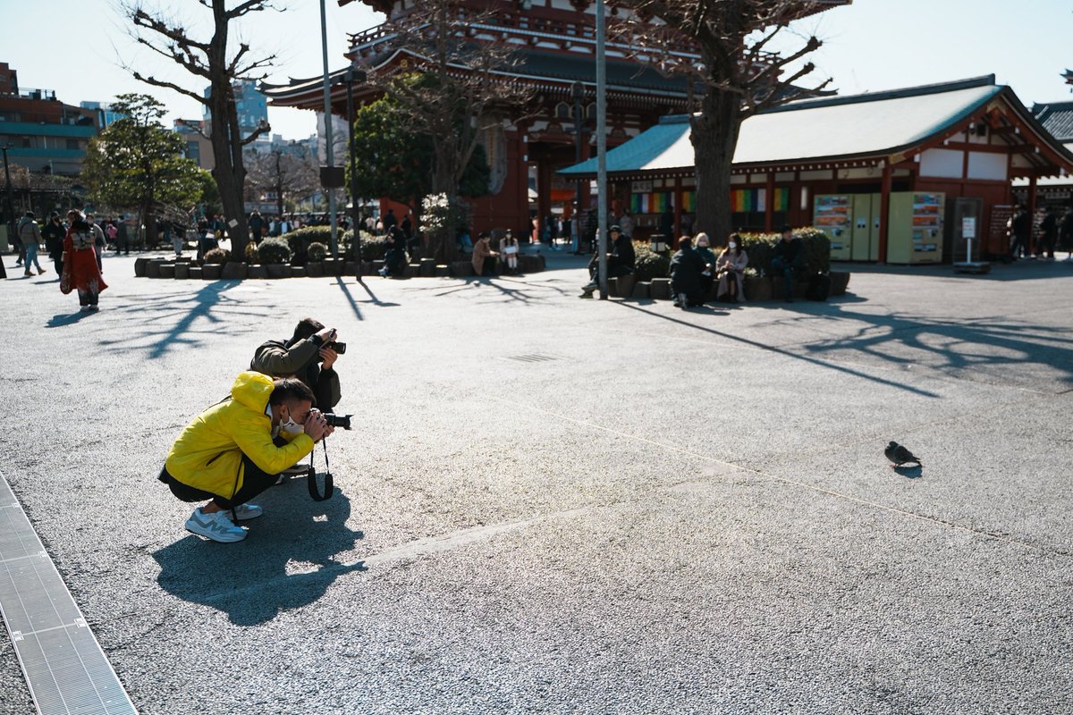 GraphyRokkor's tweet photo. 撮影会（謎）

#浅草寺 https://t.co/TVleQkCD18
