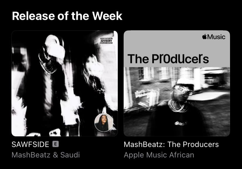 Saudi_rsa's tweet photo. APPLE MUSIC ALBUM OF THE WEEK ❤
WE SET THE TRAP ON 🔥
@MashBeatz_
🏆 https://t.co/4VKgf112L6