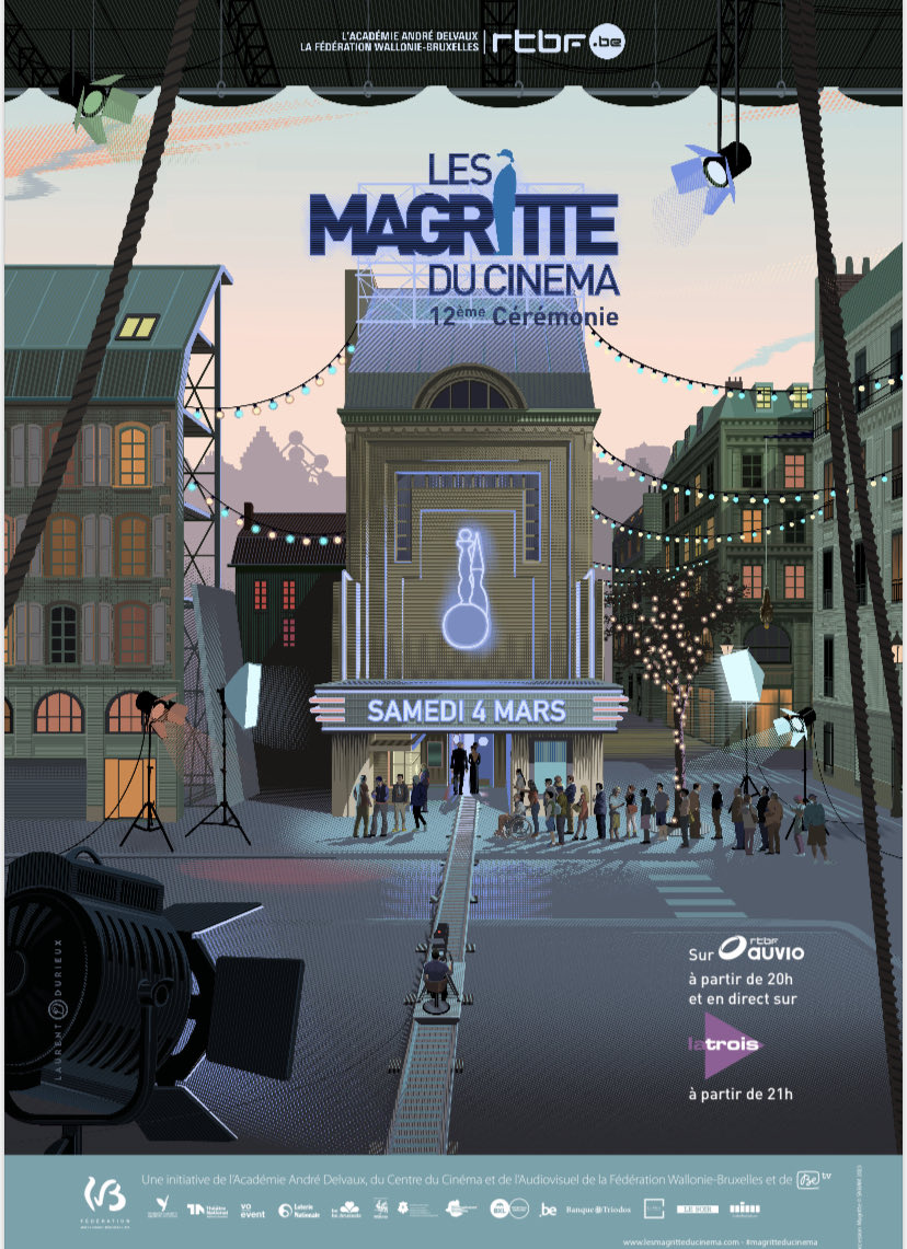 sandrineroustan's tweet photo. La grande Cérémonie du Cinéma Belge#Les Magritte c’est le 4 mars sur #LaTrois et #auvio. #LaRTBF : l’esprit grand écran ! https://t.co/yDH10d1ap6