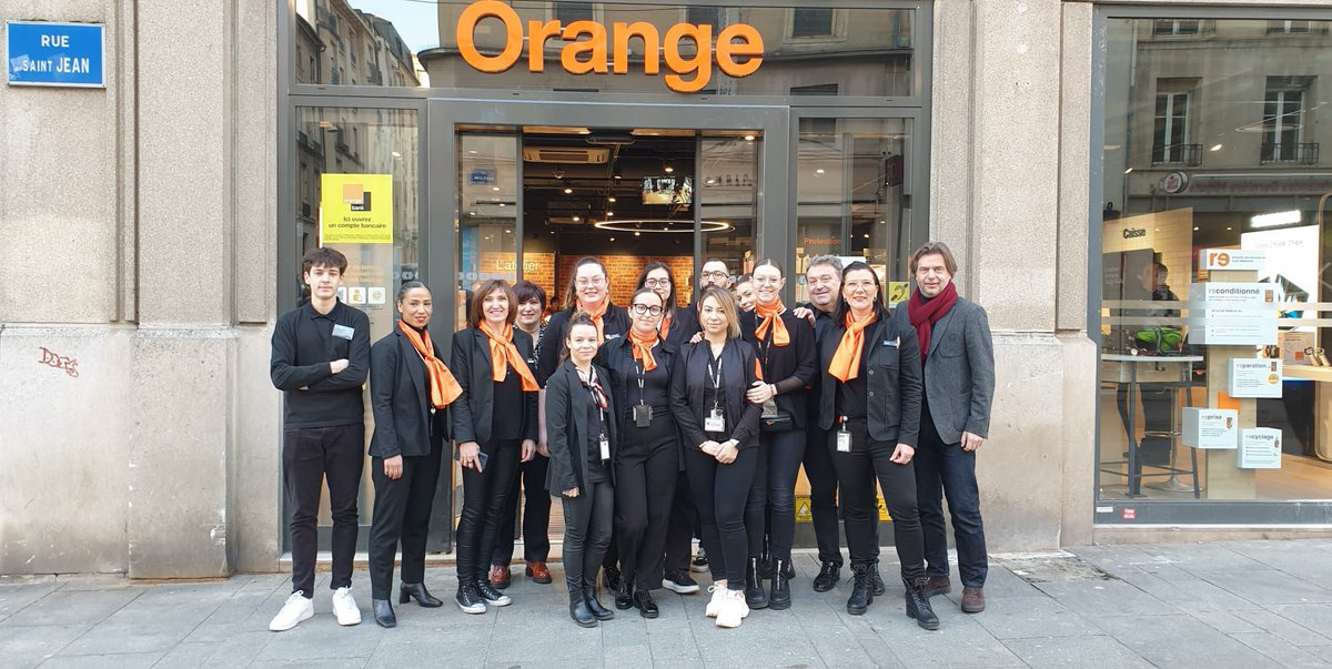 Heureux de vous annoncer que nous vous attendons nombreux dans notre magnifique boutique flambant neuve au 45 rue Saint Jean à Nancy <a href="/OrangeGrandEst/">Orange Grand Est</a> depuis 9h30 ce matin Annick, Fabrice et toute l’équipe sont là pour vous #Nancy