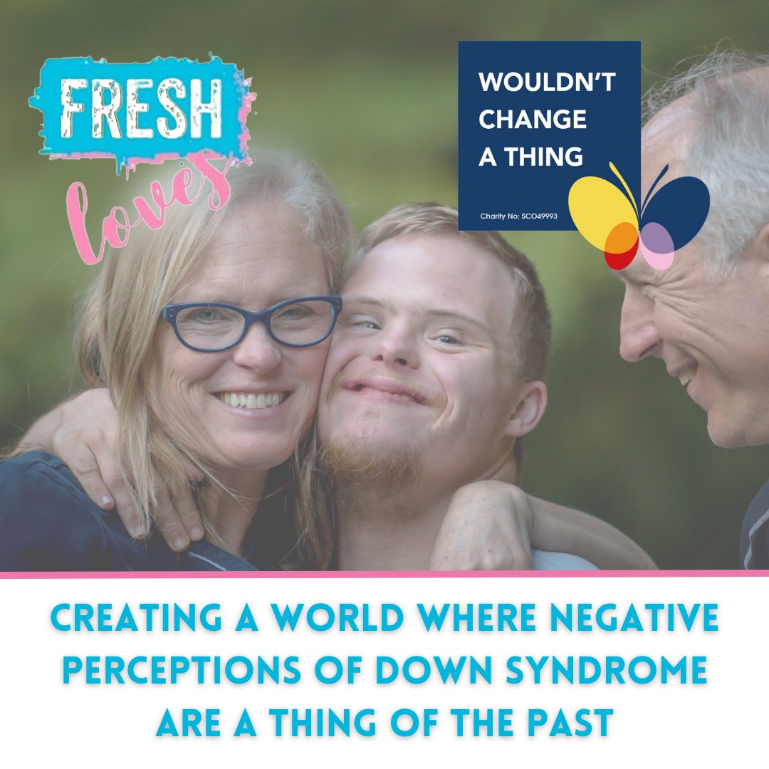 FreshCharity's tweet photo. Wouldn’t Change a Thing is an inspiring charity raising awareness of Down Syndrome, changing negative perceptions people may have. https://t.co/eAWlGbghh6
#FridayHighFive
#WouldntChangeAThing
#WCAT
#DownSyndrome
#Disability
#RaisingAwareness
#Positivity
#InspirationalStory https://t.co/RZ9uHP7T41