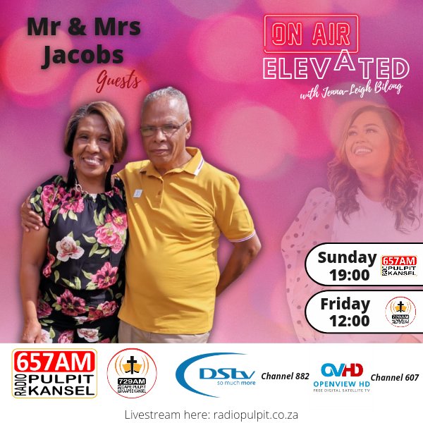 LadyBilong's tweet photo. Tune in to Elevated on @657AM and @729CapePulpit to hear from a couple who've been painting the town red for years! Celebrating love. Friendship and partnership that only grows stronger with time. #marriedandlovingit #Radio #Godcentred #Februaryspecial 🎧❤️👫 https://t.co/L2sfNdWsZ8