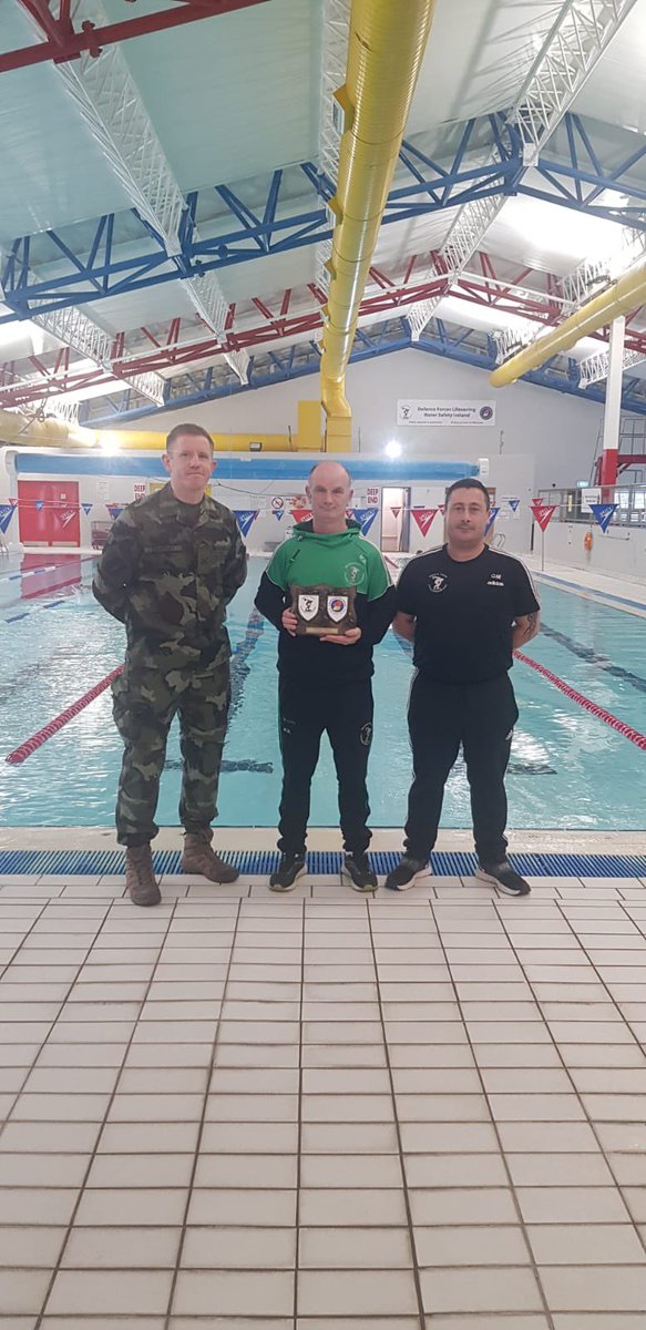 DFPESchool's tweet photo. Following our recent Life Saving Course,a joint presentation was made to Sgt Mick Brogan by Mr Graham Malone and Comdt Shane Courtney.This was to mark the last life saving course he will instruct on before he prepares to retire at the end of 2023 after nearly 40 years of service. https://t.co/YDLfv7Fi7Z