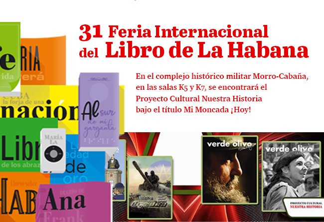Abre sus puertas la Fortaleza San Carlos de la Cabaña a la XXXI Feria Internacional del Libro con la inauguración del Proyecto Cultural Nuestra Historia, Mi Moncada ¡Hoy!. Inicia la mayor fiesta de letras que tendrá lugar en todo el archipiélago hasta el 19 de marzo. #FILCuba2023