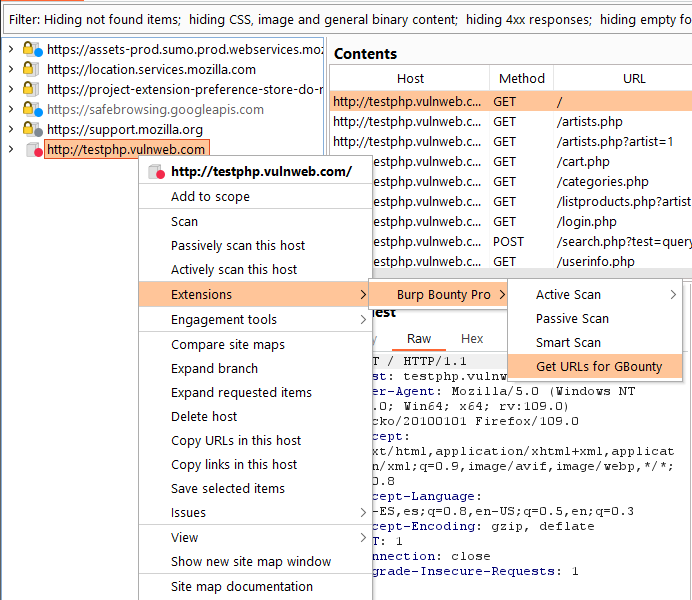 BountySecurity's tweet photo. 🎉I just published Burp Bounty Pro version 2.6.2!

👉You can now export the burpsuite scope to a .zip file for scanning with GBounty @GBountySecurity 

👉More information at: https://t.co/DXxo2SJU8z https://t.co/kxfEnW4fGm