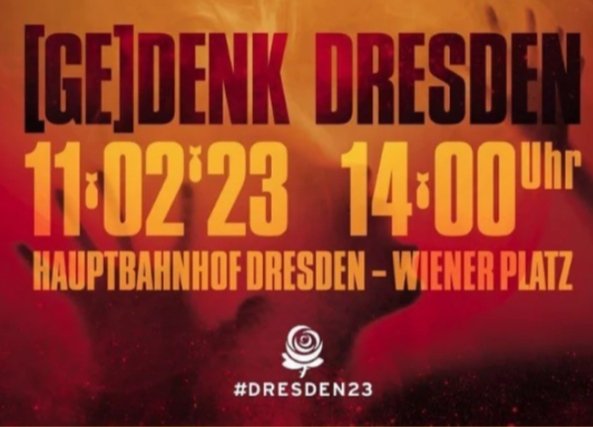 checkerin666's tweet photo. #Dresden23 #Dresdengedenken2023
#Unvergessen https://t.co/oq9CXOAmyW