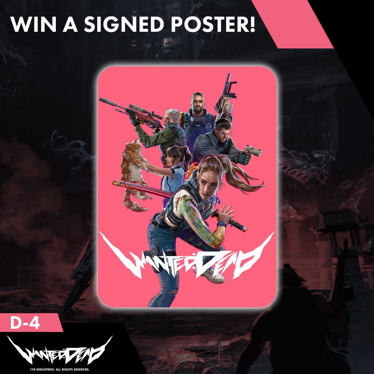 Wanted: Dead | 110 Industries tweet media