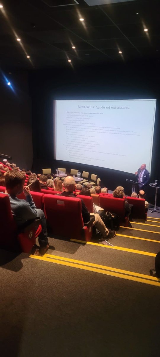 ByromStreet's tweet image. Chambers seminar in full flow