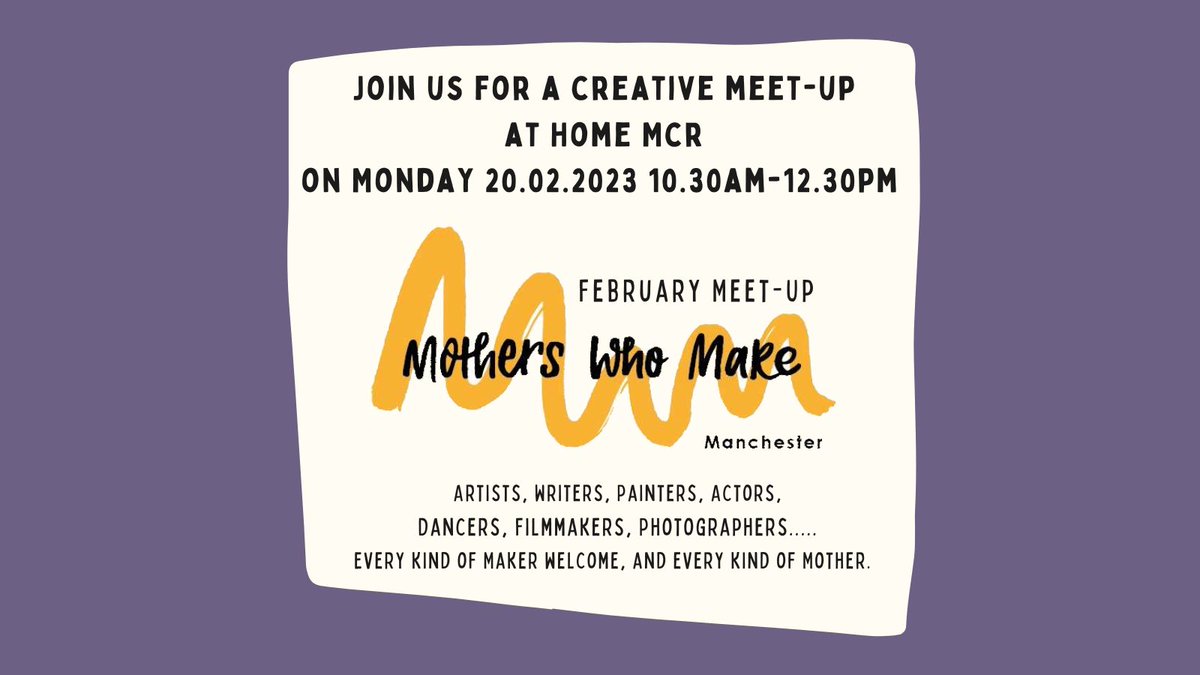 Mothers Who Make Manchester tweet media