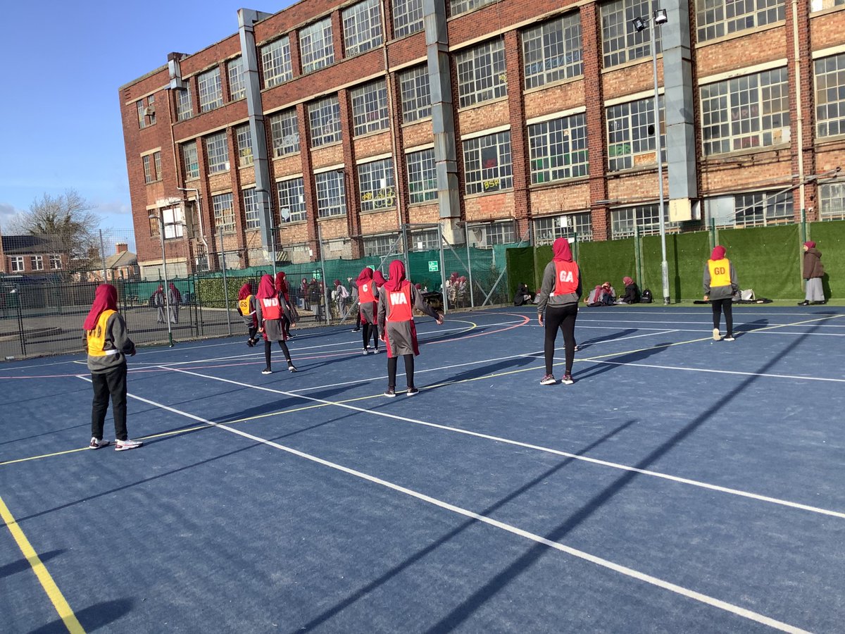 MGS Year 8 getting involved in the inter-house netball competition at lunch time <a href="/MadaniSchools/">Madani Schools Federation</a> <a href="/MSF_Heart/">Madani Schools Federation - HEART</a> <a href="/InspireTogeth3r/">Inspire Together</a>