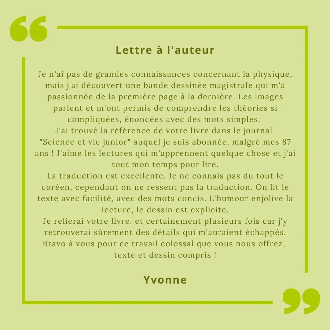 labelginosko's tweet photo. Merci à toutes et tous pour vos retours sur "Gravité Express" le premier tome de la série Sciences Express ! ⚡

Nous tenions à vous partager la très belle lettre d'une lectrice à Jo Jin-ho ! 💌

@Editionscaetla @science_et_vie
#Ginosko #documentaire #BD #sciences https://t.co/sXGur4rN61