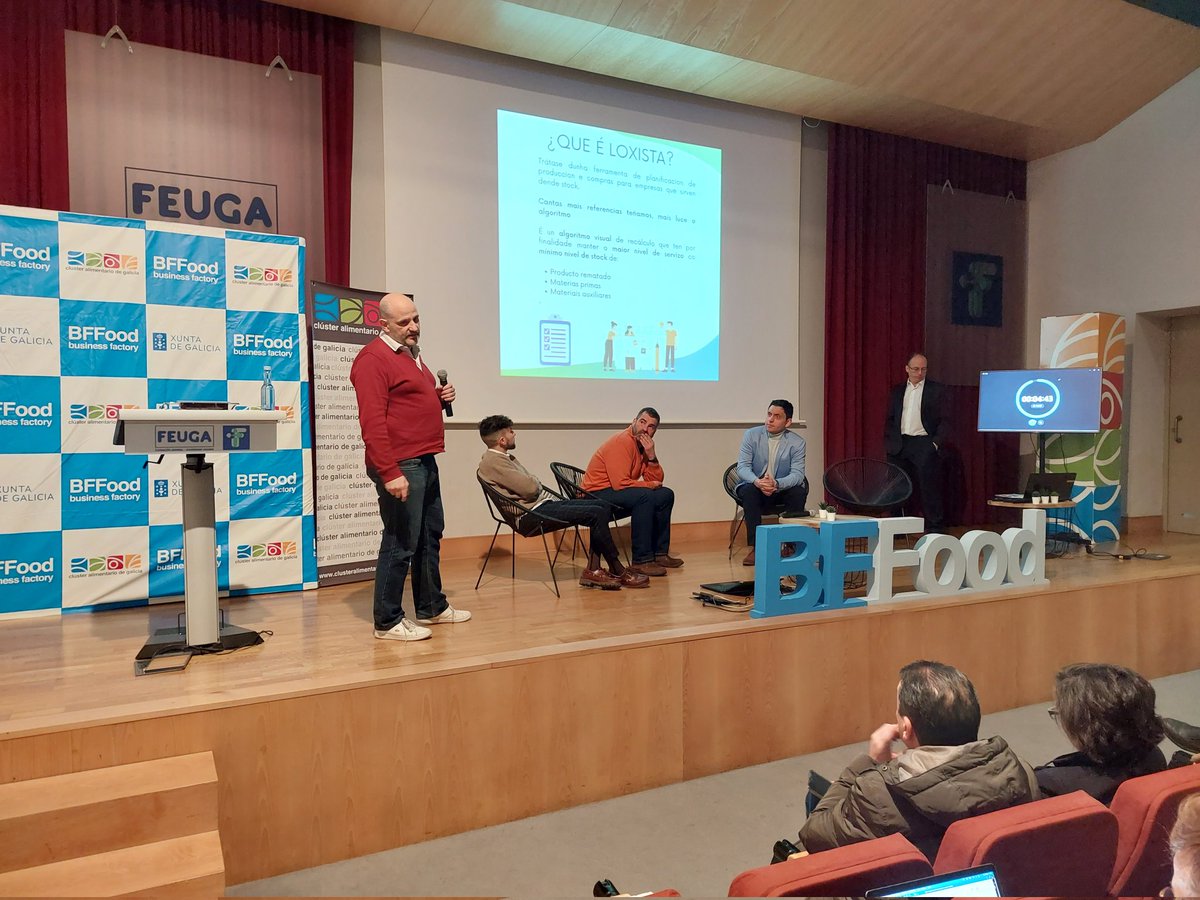 BFactoryFood's tweet image. 🚀Arranca o bloque 3⃣  de 💡propostas aspirantes a formar parte do programa de #aceleración da #BFFOOD: #IMACHINE, #DigitalTwinsForFOOD (online), 
#LOXISTA, #TofuLandeira e #Sea 4.0