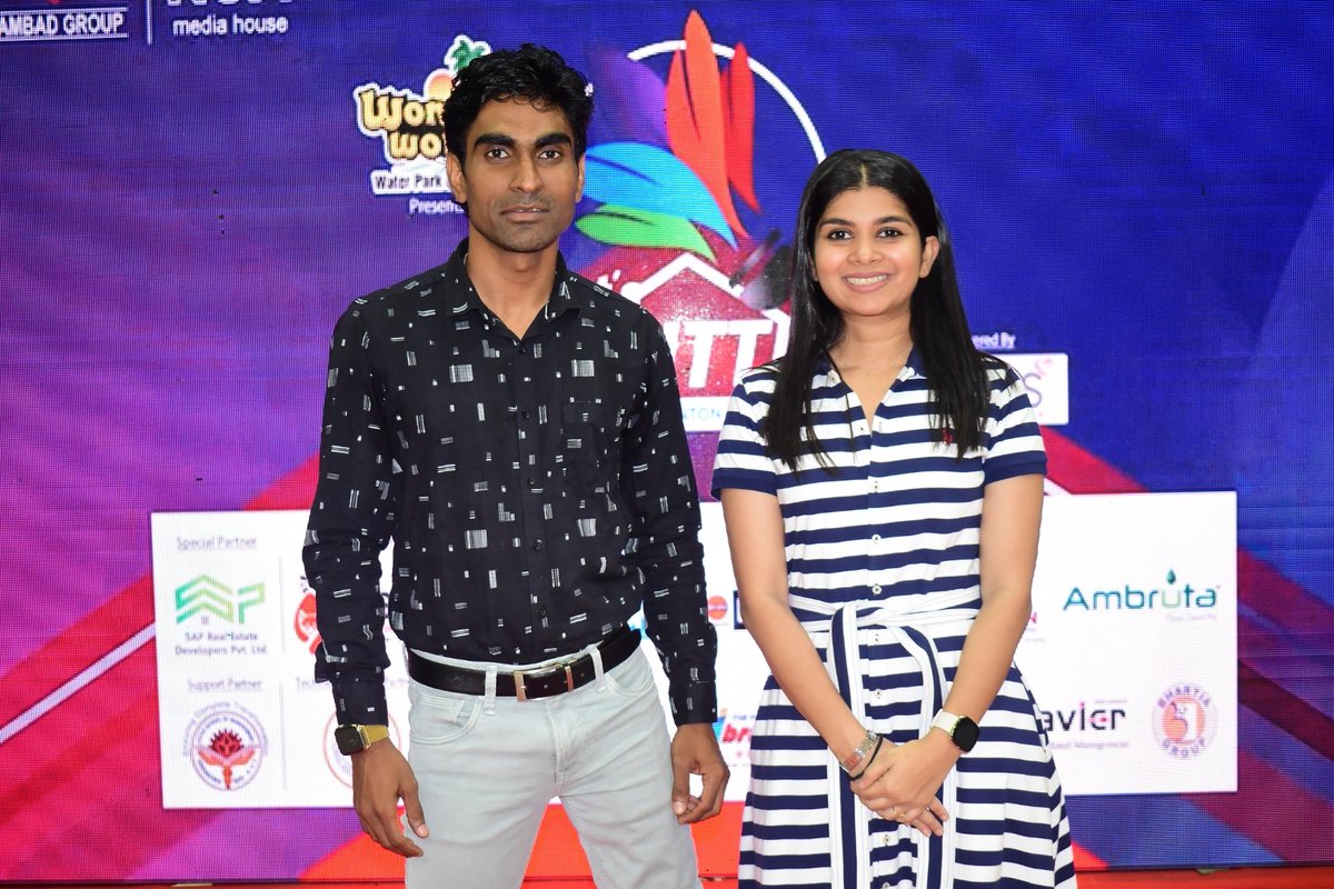 tanaya_p's tweet photo. With @PramodBhagat83 at the opening of Let's Shuttle Corporate Badminton Championship organized by Radio Choklate and Sambad Digital. Shri Bhagat is an inspiration and I'm so glad he encouraged us all with his presence 🙏🏾 @SambadGroup #SambadDigital #LetsShuttle https://t.co/uhs6UlcaT8