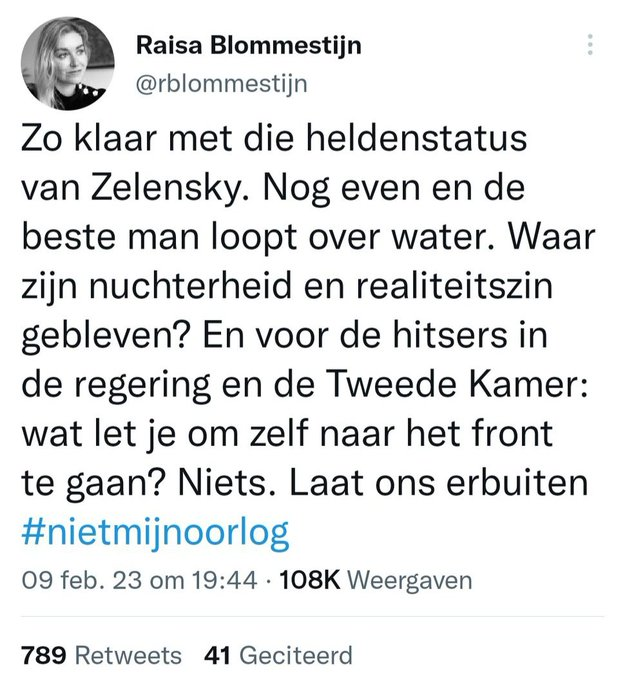 Wat let je om te emigreren naar Moskou, Raisa? Niets. Laat ons erbuiten.
Uw alumna <a href="/LeidenLaw/">Leiden Law School</a> <a href="/UniLeiden/">Universiteit Leiden</a> <a href="/CarelStolker/">Carel Stolker</a>.