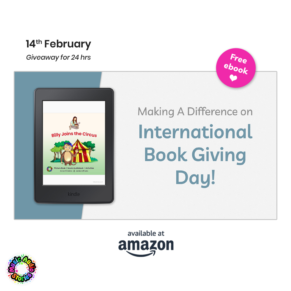 Making a difference, one book at a time, on #InternationalBookGivingDay! 📚

International #BookGivingDay takes place on 14th February. The aim is to get #books into the hands of as many children as possible. We 💙 this!

Check out how you can help here
➡️ musicaudiostories.com/blog/internati…