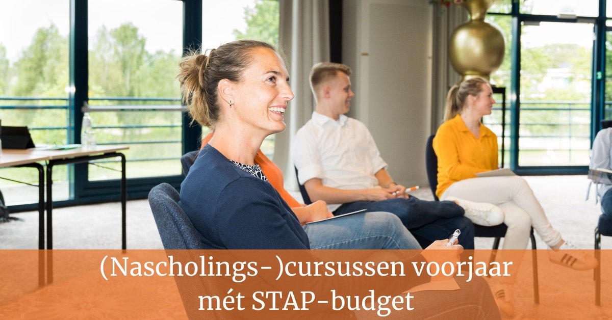 28 februari is de eerstvolgende gelegenheid om 1.000 euro STAP-budget aan te vragen voor onderstaande cursussen. Schrijf je nu in en ontvang tijdig je STAP-aanmeldbewijs: bit.ly/3Idgn8D

#stap #sonnevelt #sonneveltopleidingen #vitaal #vitaliteit #stapbudget