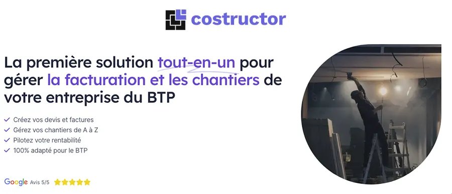 Test de Costructor, le premier logiciel de facturation gratuit pour le BTP - logiciels.pro/?p=208448 #SaaS #Cloud #Logiciel