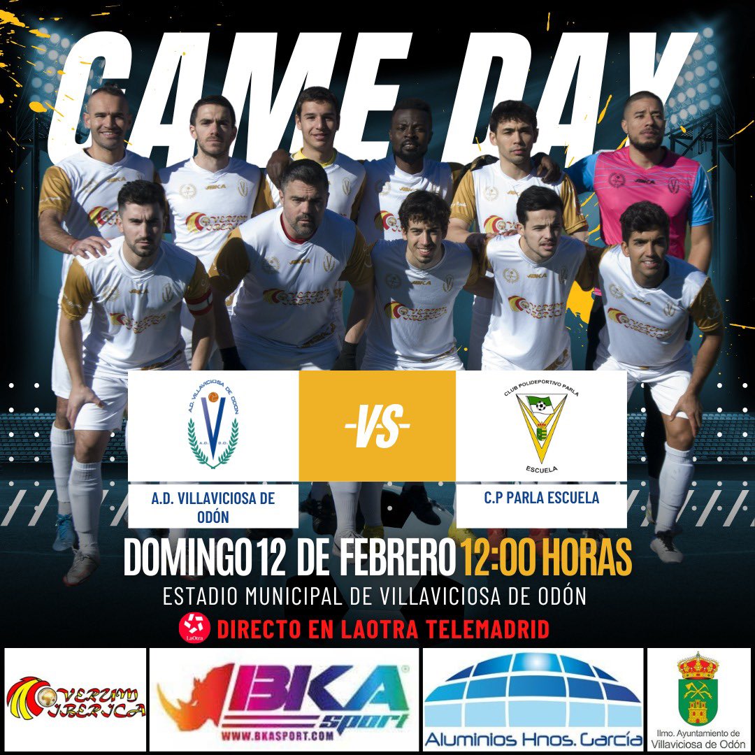 ¡El Villa se la JUEGA! 🔥

Este domingo recibimos al @cp_parlaescuela en un duelo directo por reengancharnos al ascenso 🔝

¡El partido se retransmitirá EN DIRECTO por <a href="/laOtraTM/">laOtra</a> de <a href="/telemadrid/">Telemadrid</a>! 📺

#VamosVilla 💛🤍