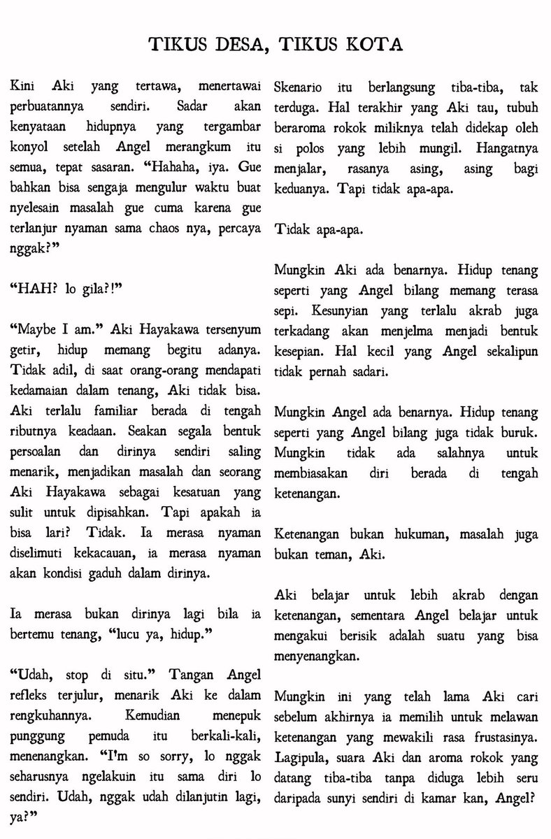 auciles's tweet photo. #akiangel 
Tikus Desa, Tikus Kota.      
 ────────────

local au, fictional, 4 pages. https://t.co/3WQi9RHzBI