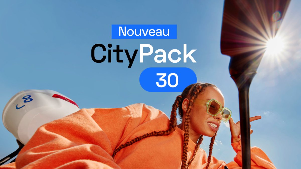 NOUVEAU ! Il est là et il n’attend que vous 🫵
Pour profiter de la route en solo ou en duo 🫢 Cityscoot lance le CityPack30 minutes dans toutes les villes !
Un pack à petit prix au tarif de 11€ à Paris ! Pour réduire le prix à la minute, sans vous engager sur un gros montant 💙
