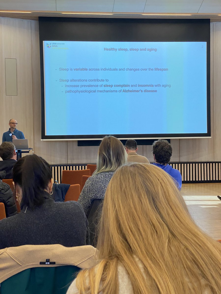 ImagingDk's tweet photo. Gilles Vandevalle gave a super interesting talk about the role of Locus coeruleus activity during sleep.ππΎ #DKwinter #SleepSki https://t.co/st1crAwEhJ