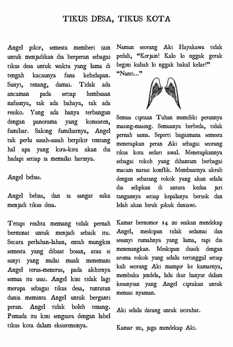 auciles's tweet photo. #akiangel 
Tikus Desa, Tikus Kota.      
 ────────────

local au, fictional, 4 pages. https://t.co/3WQi9RHzBI