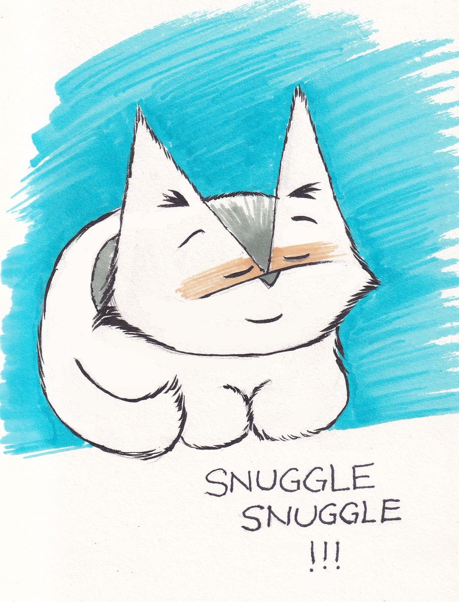 RumpleNLump's tweet photo. It's snuggle time for Rumple #catsoftwitter #catsofinstagram #webcomic #webcartoon #webtoons #ink #penandink #paperandpencil #inkdrawing #marker #markerdrawing #brushpen #pentel #tabbycat #snuggle #sleepy #cute #toocute #comingsoon #rumplenlump https://t.co/JAgL6FIvOu