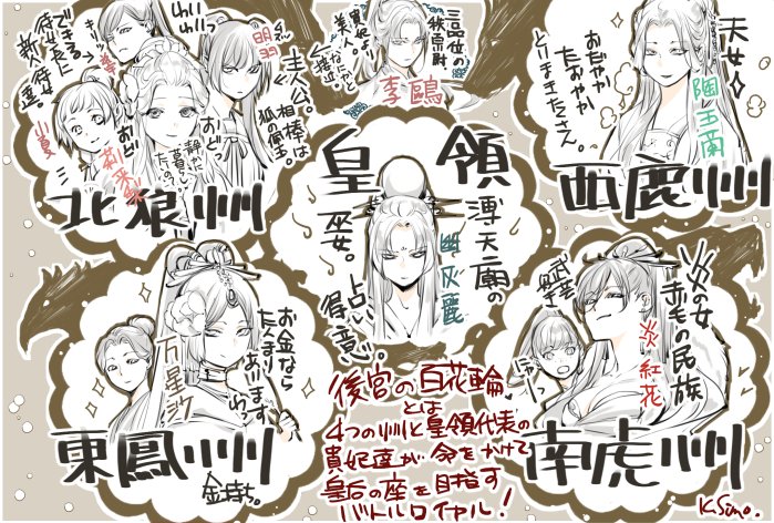 【お知らせ】後宮の百花輪が本日更新いたしました。
百花輪の儀の恐ろしさが露呈する回です。
貴妃たちのバトルロイヤルの駒になるのは…
ご一読よろしくお願いいたしますー! https://t.co/IPNQzo3SlT