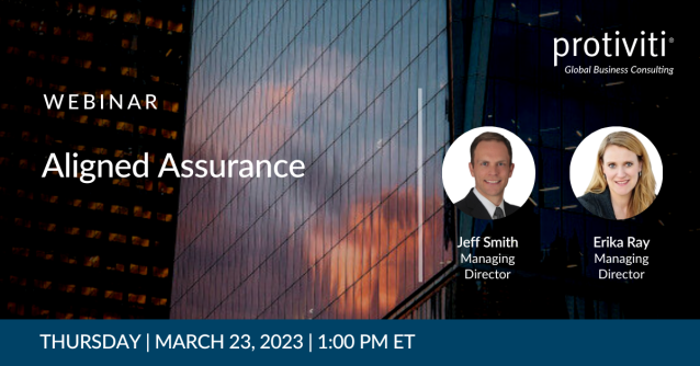 VBPatterson's tweet photo. Join us on March 23 as we discuss how implementing a properly Aligned Assurance Framework can maximize operating efficiency and provide clearer visibility of results to stakeholders. https://t.co/G0g5j2V9sl https://t.co/ilfLZRFnUM