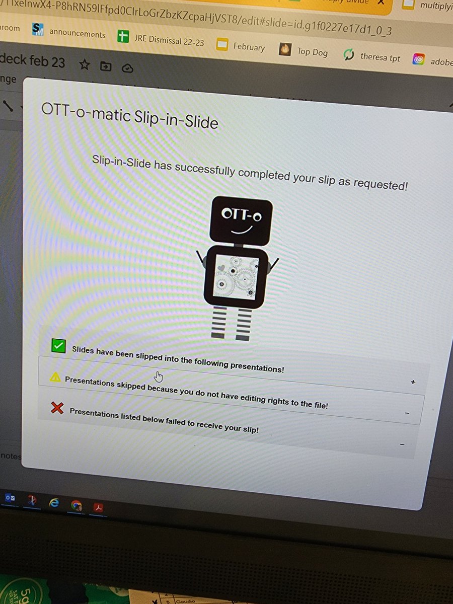 MrsRootJRE's tweet image. slip in slide from is my favorite new tool! i wish i knew about it years ago! #newslideseveryday #differentiatedlearning #google