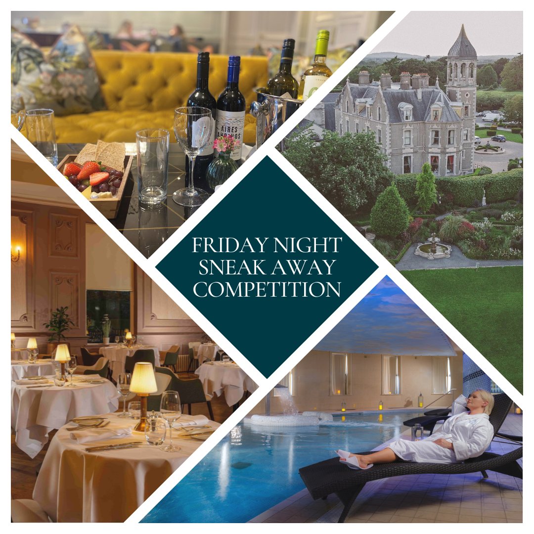 Friday Night Sneak Away Competition🎉 like & retweet post to enter. Prize: Friday Sneak Away, Dinner, B&B, Wine Tasting & Spa Access Package (Full details available here: bit.ly/3YjAjwd The winner will be announced on the 17th of February, good luck!⁣⁣ #Giveaway ⁣