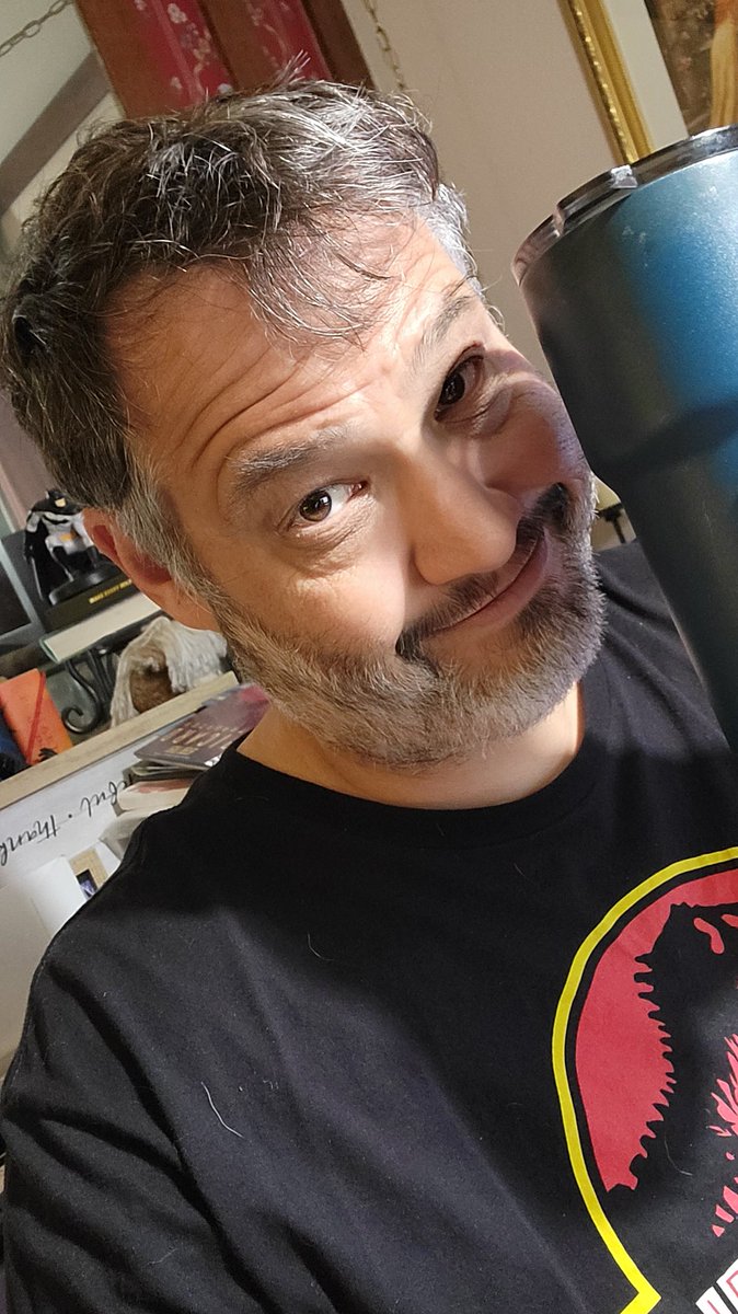 trekker21's tweet photo. I'm so glad it's Friday!! I am walking in the Hot Chocolate 5k tomorrow in Dallas, and it's going to be COLD! 14 Days Until Opening Night. #FridaySelfie #Coffee #Caffeine #Friday #CountdownToMisery #LCTTheColony #TGIF #BidenHarris2024 #HotChocolate5k https://t.co/dMoSe84WOn