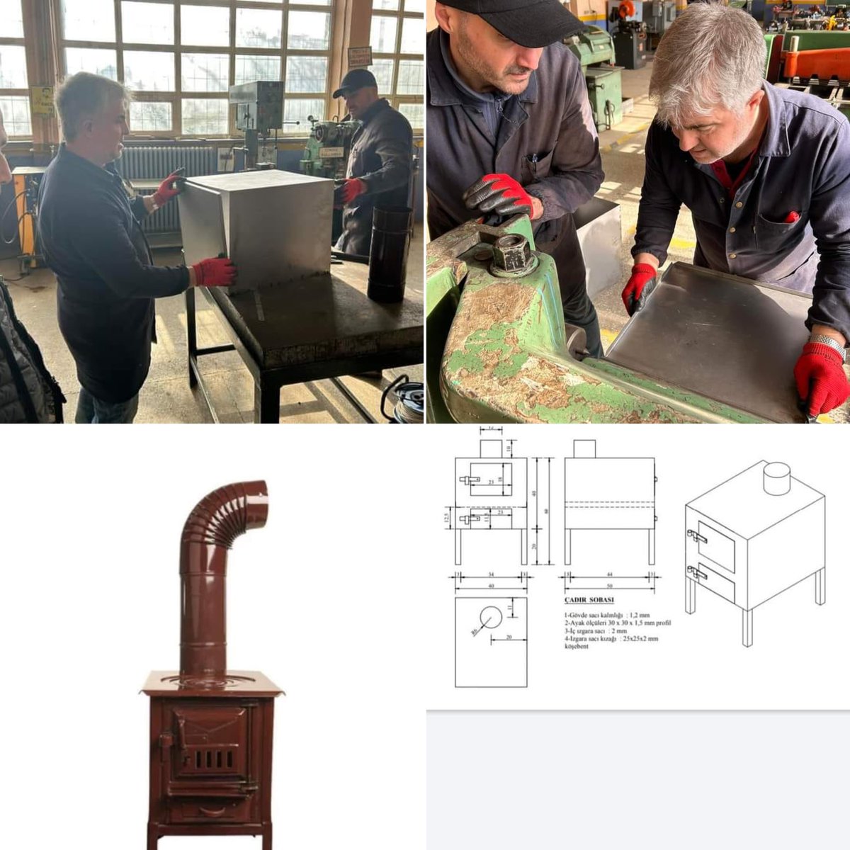 Deprem bölgesindeki vatandaşlarımızın bu zorlu hava koşullarını en hafif şekilde atlatmaları için Uzunköprü Mimar Musluhiddin MTAL Metal Teknolojileri alanında çadır içi soba yapımına başlandı.

instagram.com/p/Coeq-WNquL7/…

<a href="/tcmeb/">Millî Eğitim Bakanlığı</a> <a href="/prof_mahmutozer/">Mahmut Özer</a> <a href="/edirne_valiligi/">Edirne Valiliği</a> <a href="/Dr_Onderarpaci/">Dr. Önder ARPACI</a>