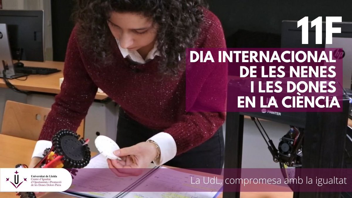 IDIS_UdL's tweet photo. SOM STEM. Tu també ho pots ser! és una iniciativa audiovisual per incentivar l'elecció de les #STEM entre les noies i les joves i trencar amb la influència dels estereotips de gènere en les vocacions científiques.
#SomUdL #SomStem #TuTambéhoPotsSer https://t.co/tc246W4oS9