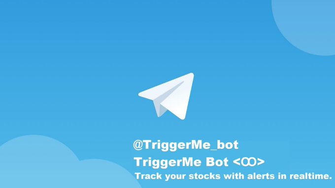 krishnakhanna's tweet photo. Introducing #TriggerMe #Telegram #Bot for tracking the markets realtime.
#Equity/#Cryptocurrency/#Indices/#Crypto
Be with the price, Track it Live!
Access bot on Telegram: @TriggerMe_bot
Intro: https://t.co/VrUA3vakV4
Details: https://t.co/CyuckMtJpT https://t.co/zupz4aNoHF