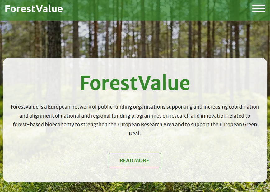 ForestValue2's tweet photo. #ForestValue website has been redesigned,  works as well for mobile visitors. Visit https://t.co/ZIoxIUGqrb and learn e.g. on RDI projects funded under Joint Calls 2017 and 2021 (H2020 ForestValue), pre-information on coming Joint Call 2023 (Horizon Europe ForestValue2) etc. https://t.co/9k2xzUrzau