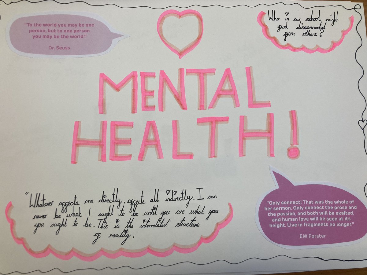 hwswakefield's tweet photo. #ChildrensMentalHealthWeek
#makingconnections
#Wellbeing
#betterwhenweretogether https://t.co/d5Em4kSWvX