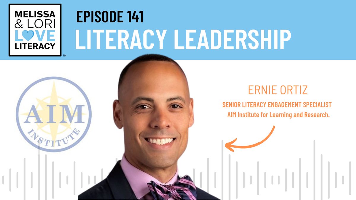 Congratulations to <a href="/AIMtoLearn/">AIM Institute</a>'s @DrEOrtizJr for sharing his story of  learning to be a #literacy leader w/ <a href="/literacypodcast/">Melissa & Lori Love Literacy Podcast</a> on their latest podcast. Listen in to hear how he worked as a principal to #AIMtoLead.
literacypodcast.com/podcast