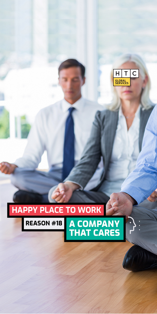 HTCInc's tweet photo. Health comes first! From Heartfulness meditation and counseling to various health workshops and camps, our people are encouraged to be attentive to their physical, mental, and emotional well-being. 
Explore a career with us https://t.co/5Pg192lnZa

#HappinessAtWork #HappyPlace https://t.co/2SqyD0rI51