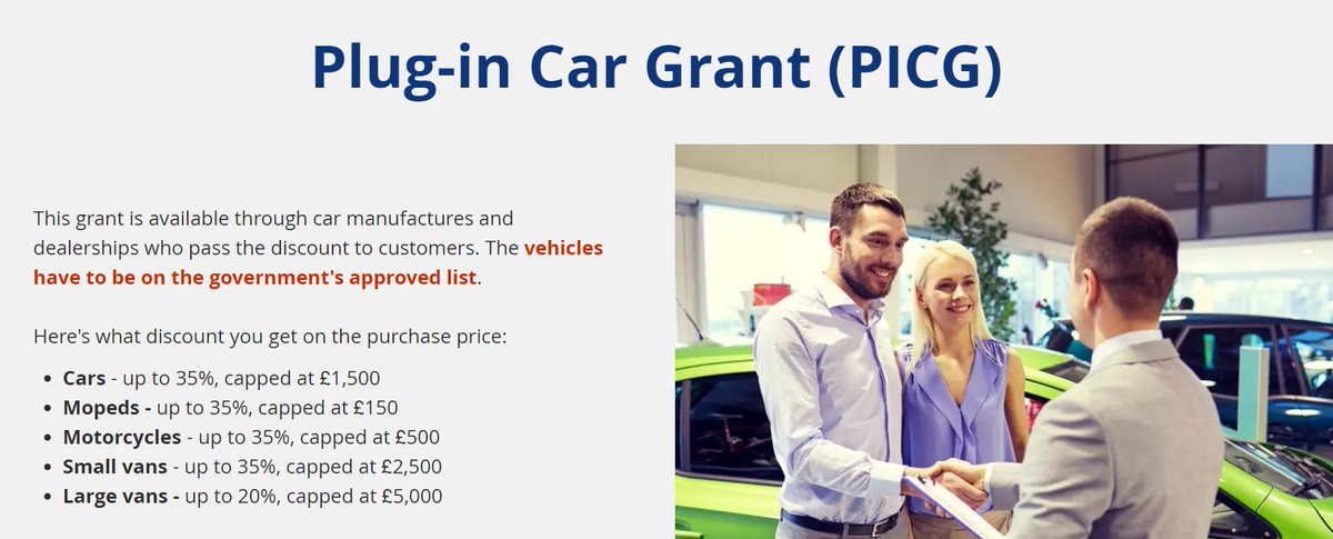 Nagsman12's tweet photo. So if you are well off and can afford to buy an electric car the Government will give you a grant of up to £1500 - but if you are not well off and buying a second hand car you get nowt.  Policy by the wealthy for the wealthy. https://t.co/lyM19Wtifp